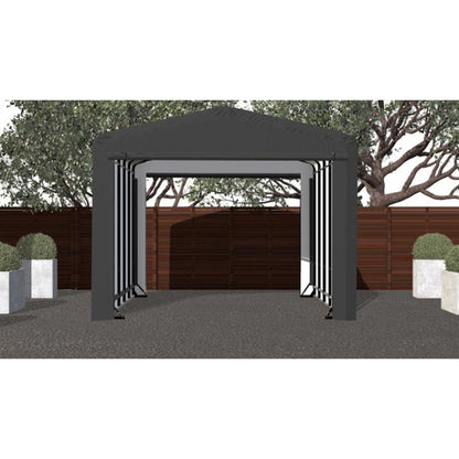 ShelterTube 12 x 23 x 10 Wind & Snow-Load Rated Garage - Gray