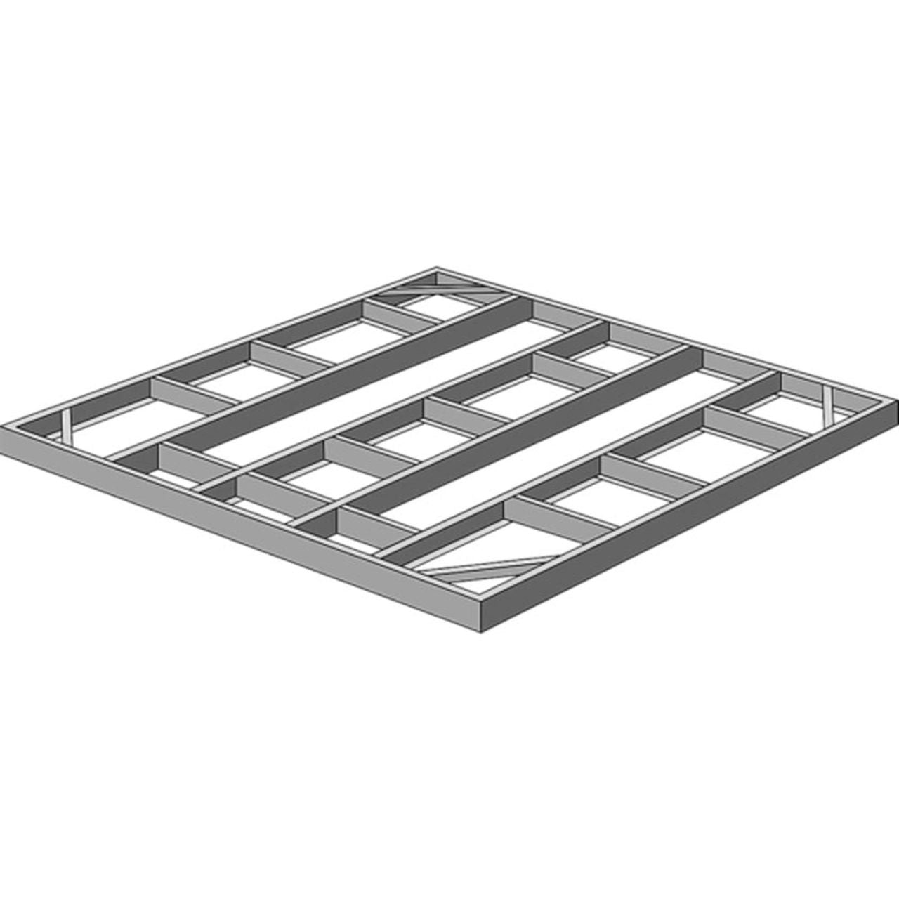 Shed Base Kit: 10' x 12' - 10' x 13' - 10' x 14' - Steel