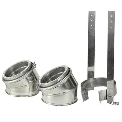 6" Shasta Vent 30 Degree Elbow Kit