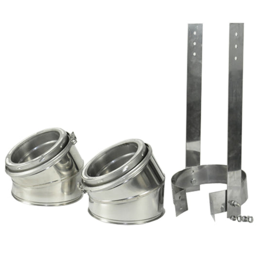 6" Shasta Vent 30 Degree Elbow Kit