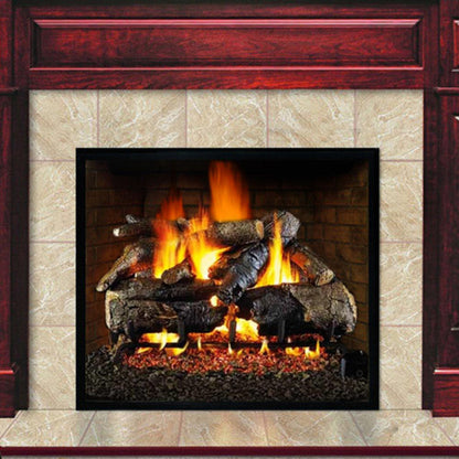18''-30'' Peterson Real Fyre Charred American Oak Vented Gas Log Kit