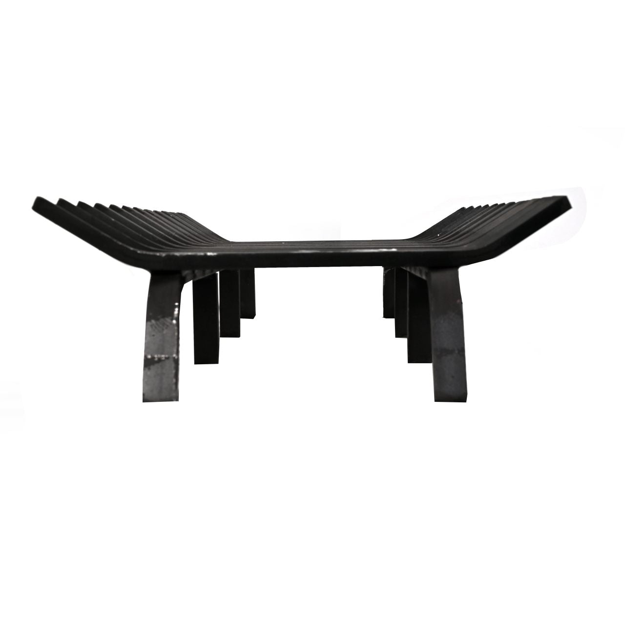 36" Black Lifetime Fireplace Grate - Extra Heavy-Duty
