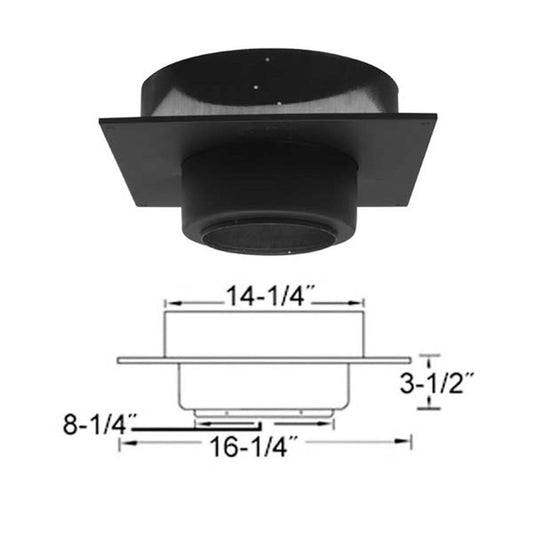 8" Selkirk Finish Support Package-Square - 208410