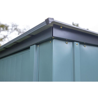 Spacemaker 4 x 3 Patio Shed - Juniper Berry