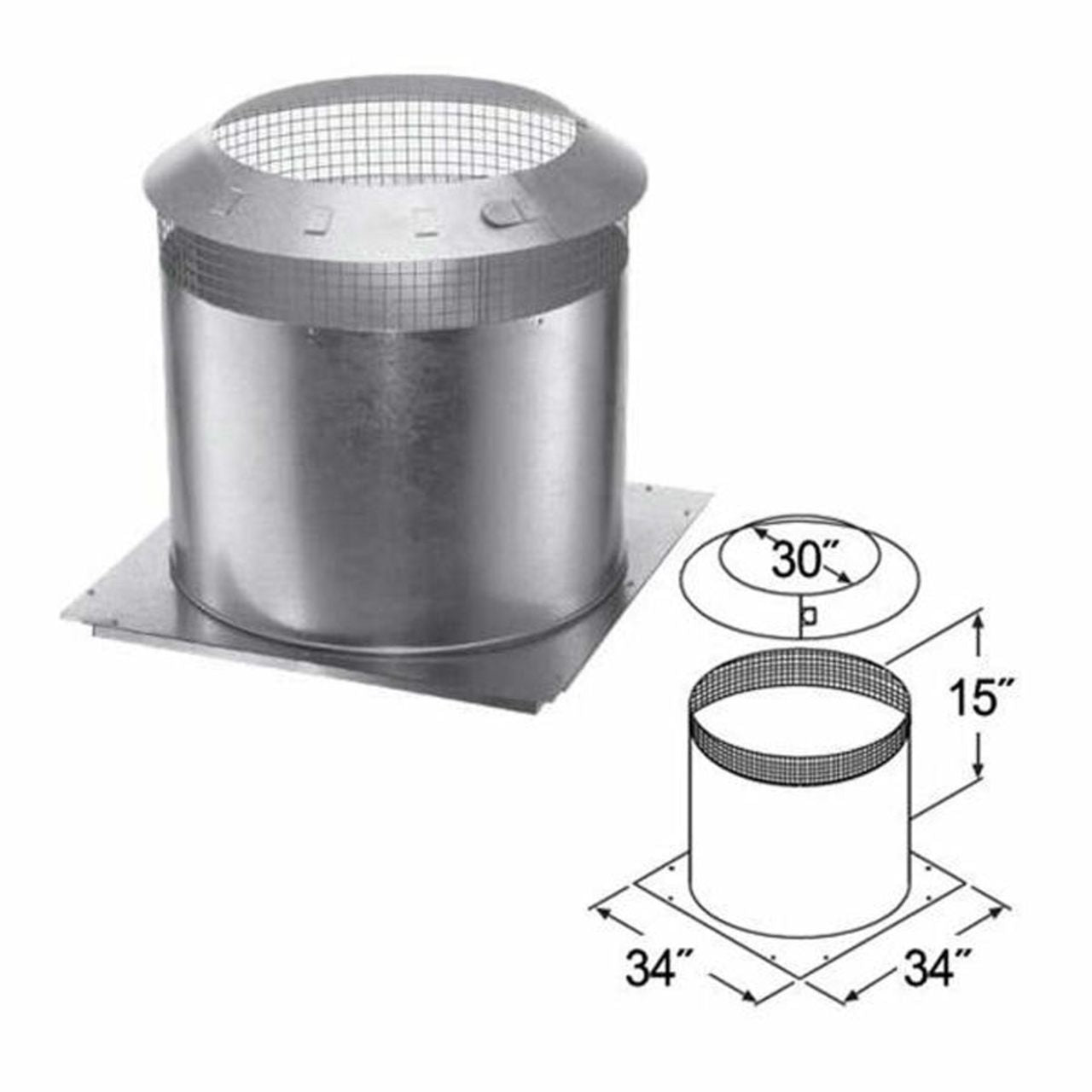 24'' DuraTech Attic Insulation Shield - 24DT-IS