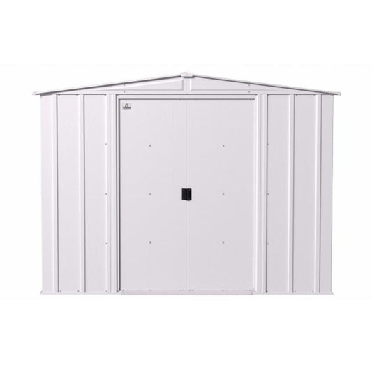 Arrow Classic Steel Storage Shed 8' x 8' Flute Gray