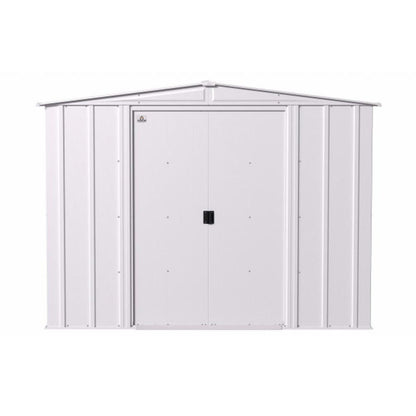 Arrow Classic Steel Storage Shed 8 x 8 Flute Gray