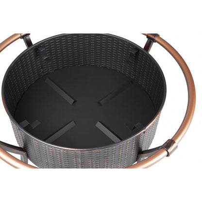 27.5" Copper Rail Fire Pit