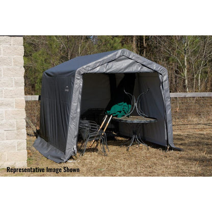 ShelterCoat 10 x  16 Garage With Peak Roof - Gray