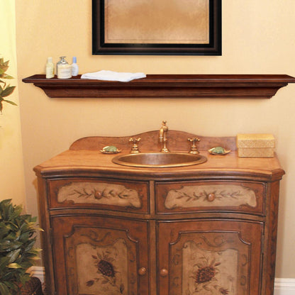 60" Homestead Fireplace Shelf by Pearl Mantels - Antique Finish