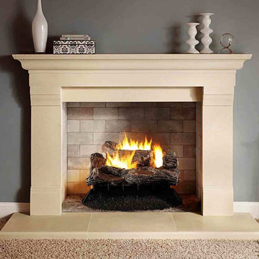27" Superior Heat Majic Natural Gas Vent Free See-Thru Gas Logs