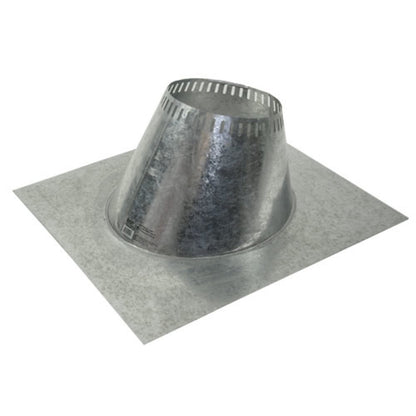 Shasta Vent 6 Inch Ventilated Roof Flashing - 6 Pitch