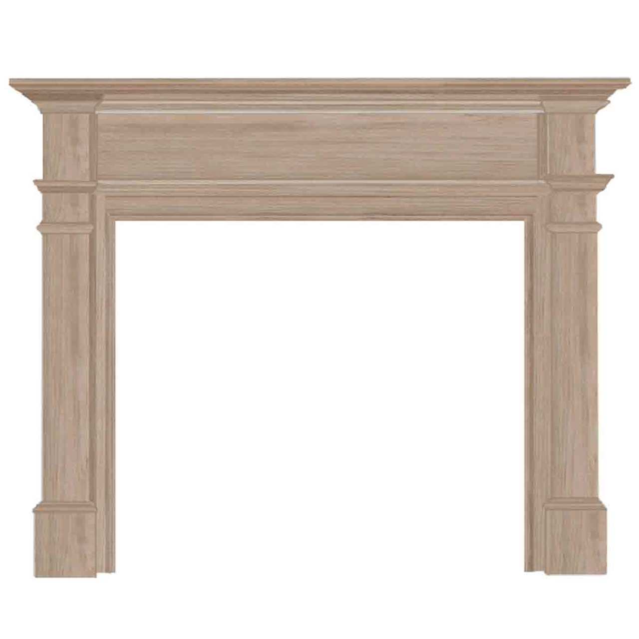 48" Windsor Unfinished Fireplace Surround by Pearl Mantels