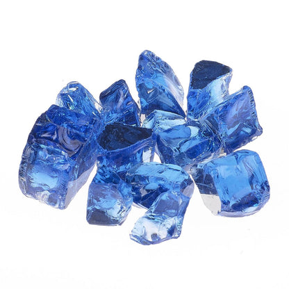 Grand Canyon Gas Logs Fire Glass 10 lbs. - Poseidon Blue (COBALT)