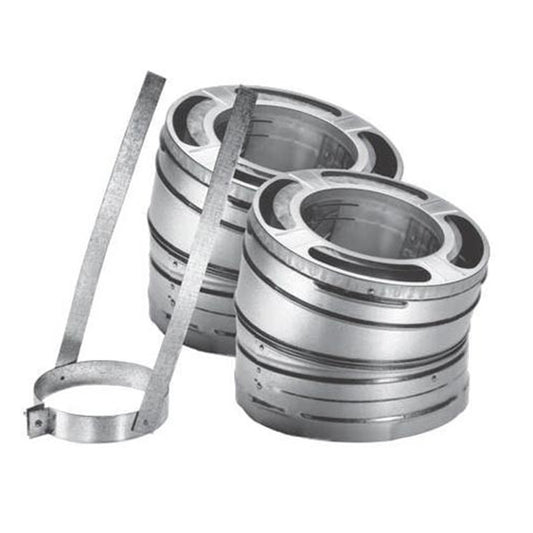 8" DuraPlus 15 Degree Galvanized Elbow Kit - 8DP-E15