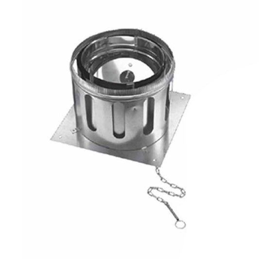 14" DuraChimney II Anchor Plate with Damper - 14DCA-APD