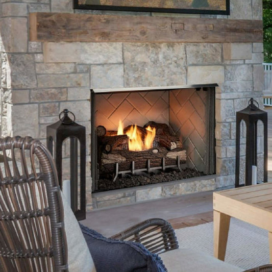 Outdoor Lifestyles 42" Vesper Firebox - Herringbone Refractory - VOFB42-H