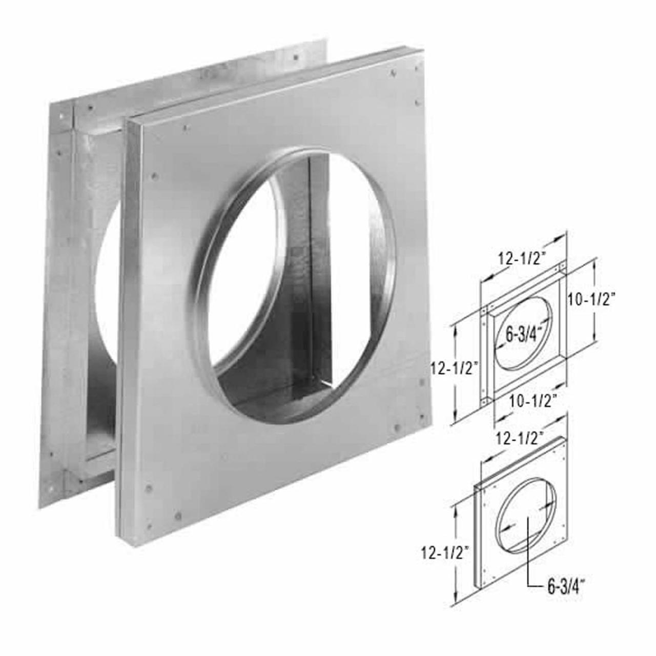 4" x 6 5/8" DirectVent Pro Wall Firestop - 46DVA-WFS