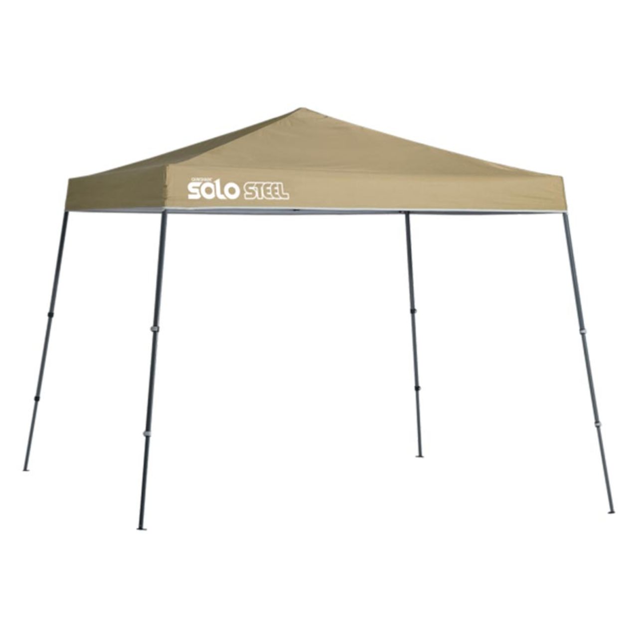 Solo Steel 72 11' x 11' Slant Leg Canopy - Khaki
