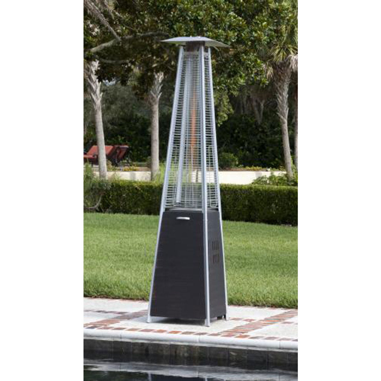 Coronado Brushed Bronze Pyramid Flame Patio Heater