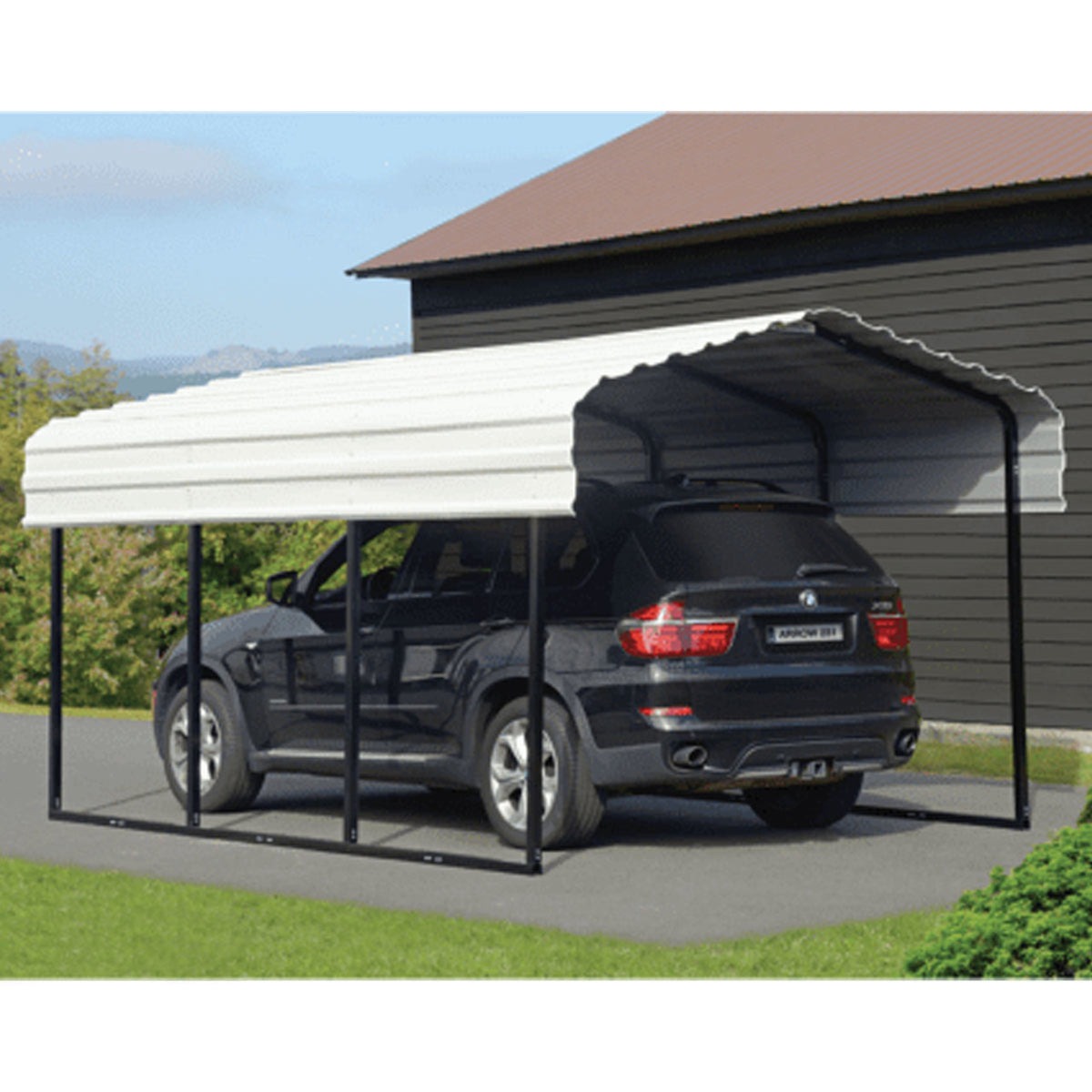 Arrow Carport 10' x 20' x 7 Ft. - Eggshell