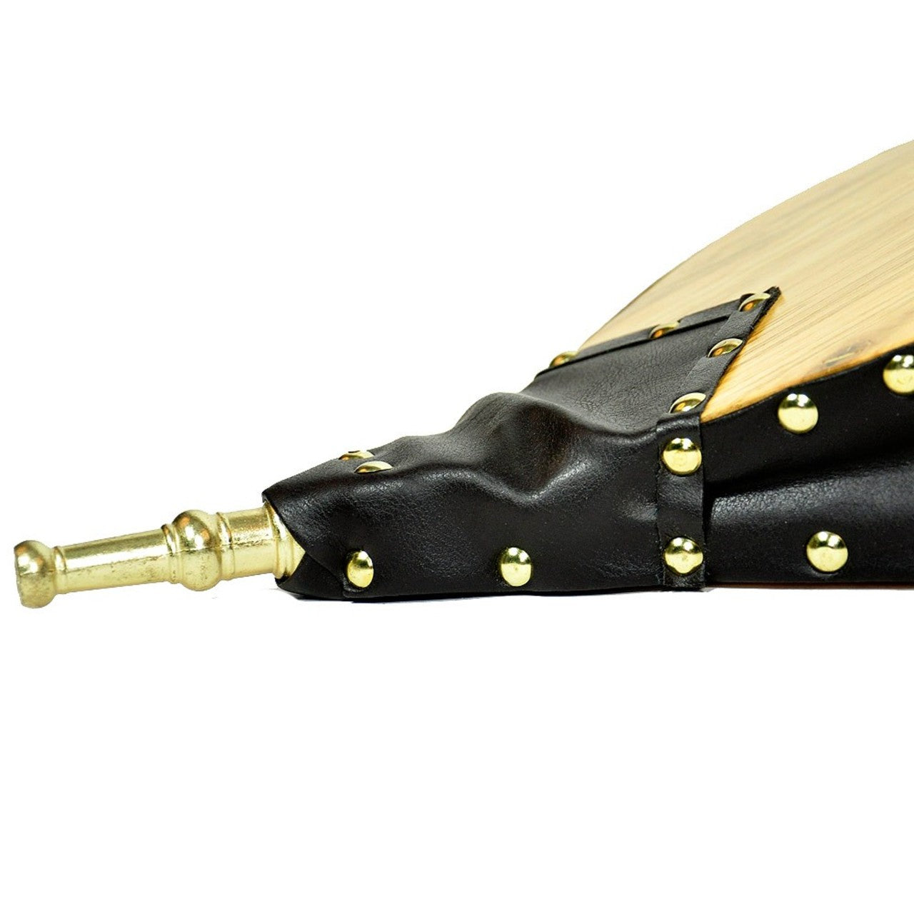 19" Oversized Hand Carved Fireplace Bellows