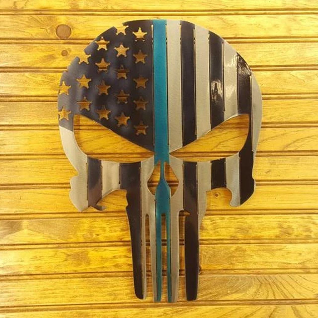 24" Decorative Metal Art - Punisher