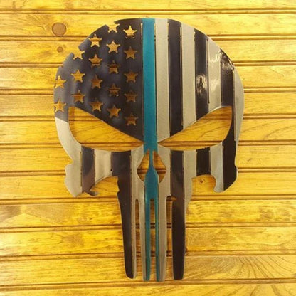 24" Decorative Metal Art - Punisher