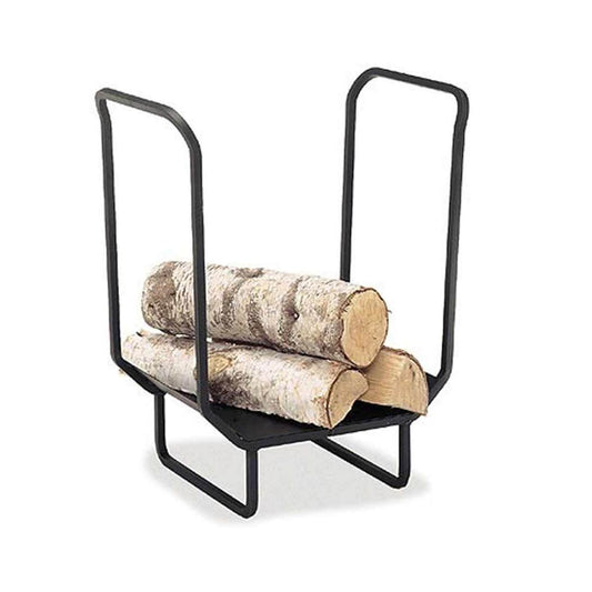 Pilgrim Wood Holder - Matte Black - 18"W x 22"H
