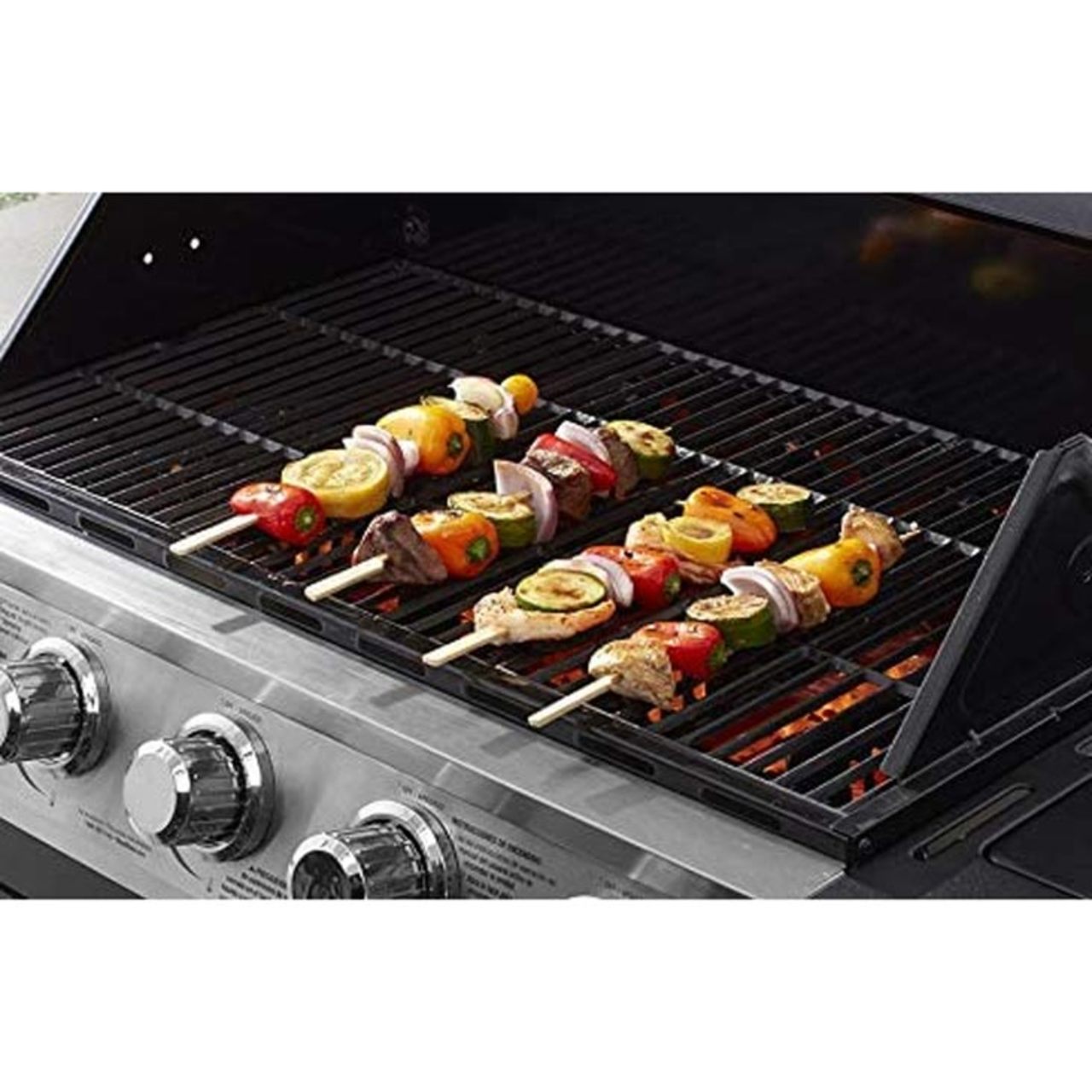 12" Flat Bamboo Skewers w/ Handle