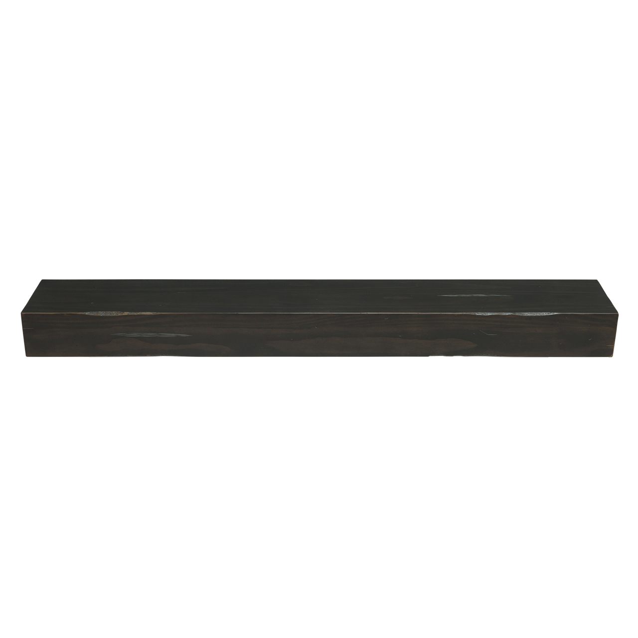 60" Shenandoah Fireplace Shelf by Pearl Mantels - Espresso Distressed Finish
