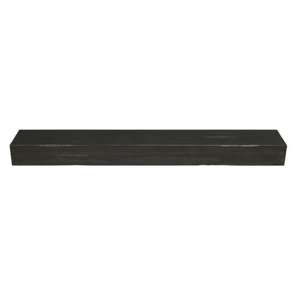 60" Shenandoah Fireplace Shelf by Pearl Mantels - Espresso Distressed Finish