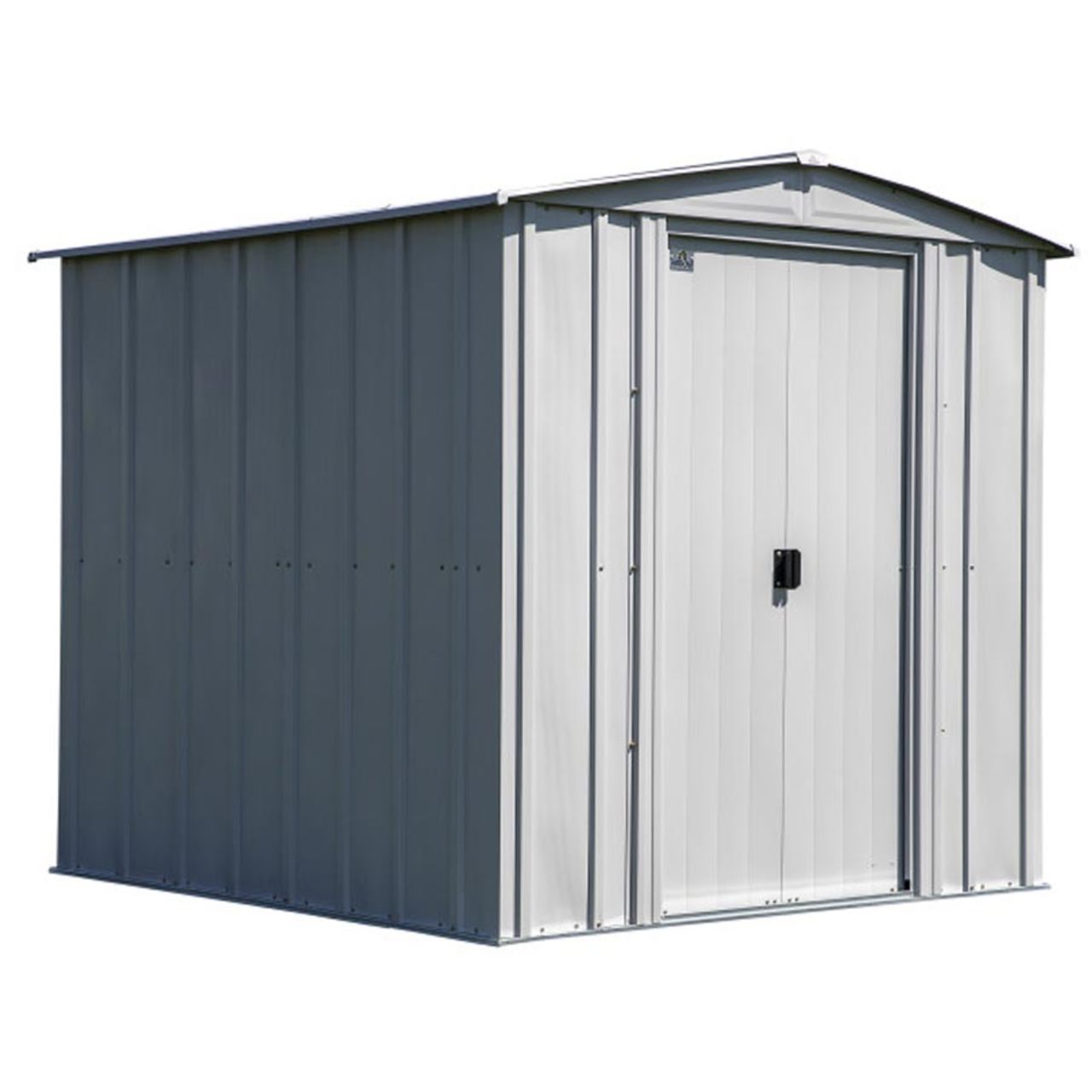 Arrow Classic Steel Storage Shed 6' x 7' Flute Gray