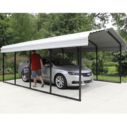 Arrow Carport 12 x 24 x 7 Ft. - Eggshell