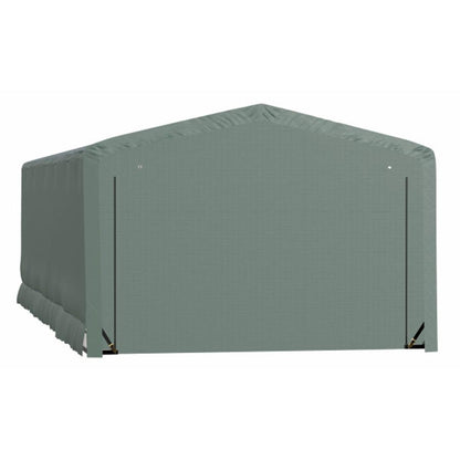ShelterTube 12 x 23 x 8 Wind & Snow-Load Rated Garage - Green