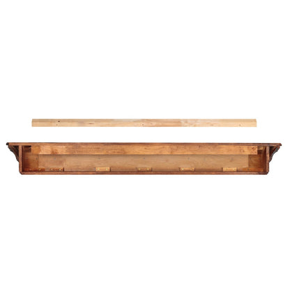 72" Lindon Fireplace Shelf by Pearl Mantels - Cherry Distressed Finish