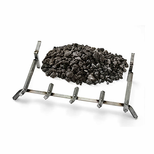 Outdoor Lifestyles Stainless Steel Grate with Lava Rock - GR-ODCOUG