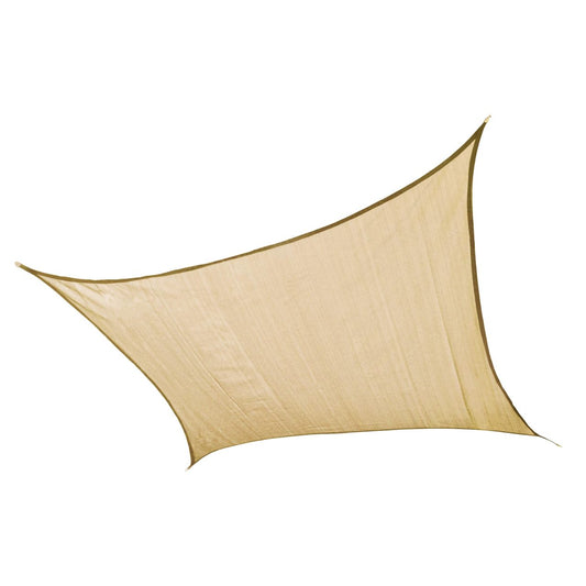 16' x 16' Heavyweight Square Shade Sail - Sand