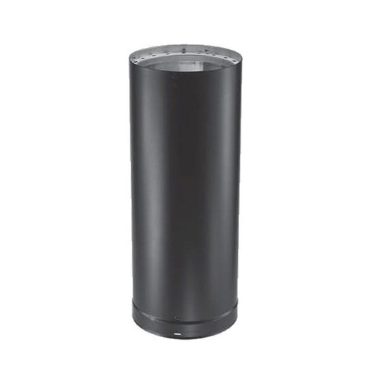 7" x 18" DVL Double-Wall Black Stove Pipe - 7DVL-18
