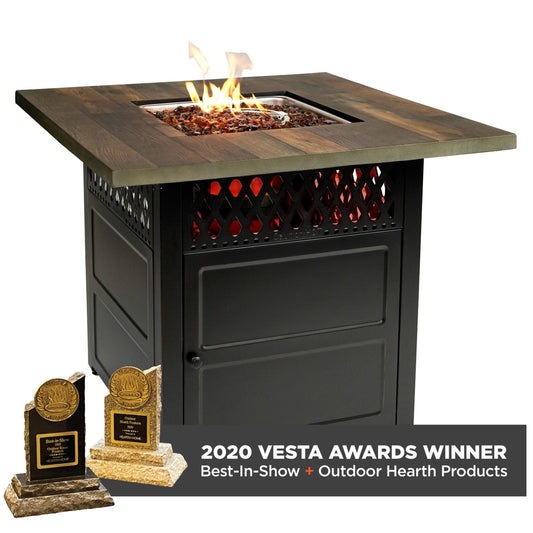 The Harris Dual-Heat LP Gas Outdoor Firepit