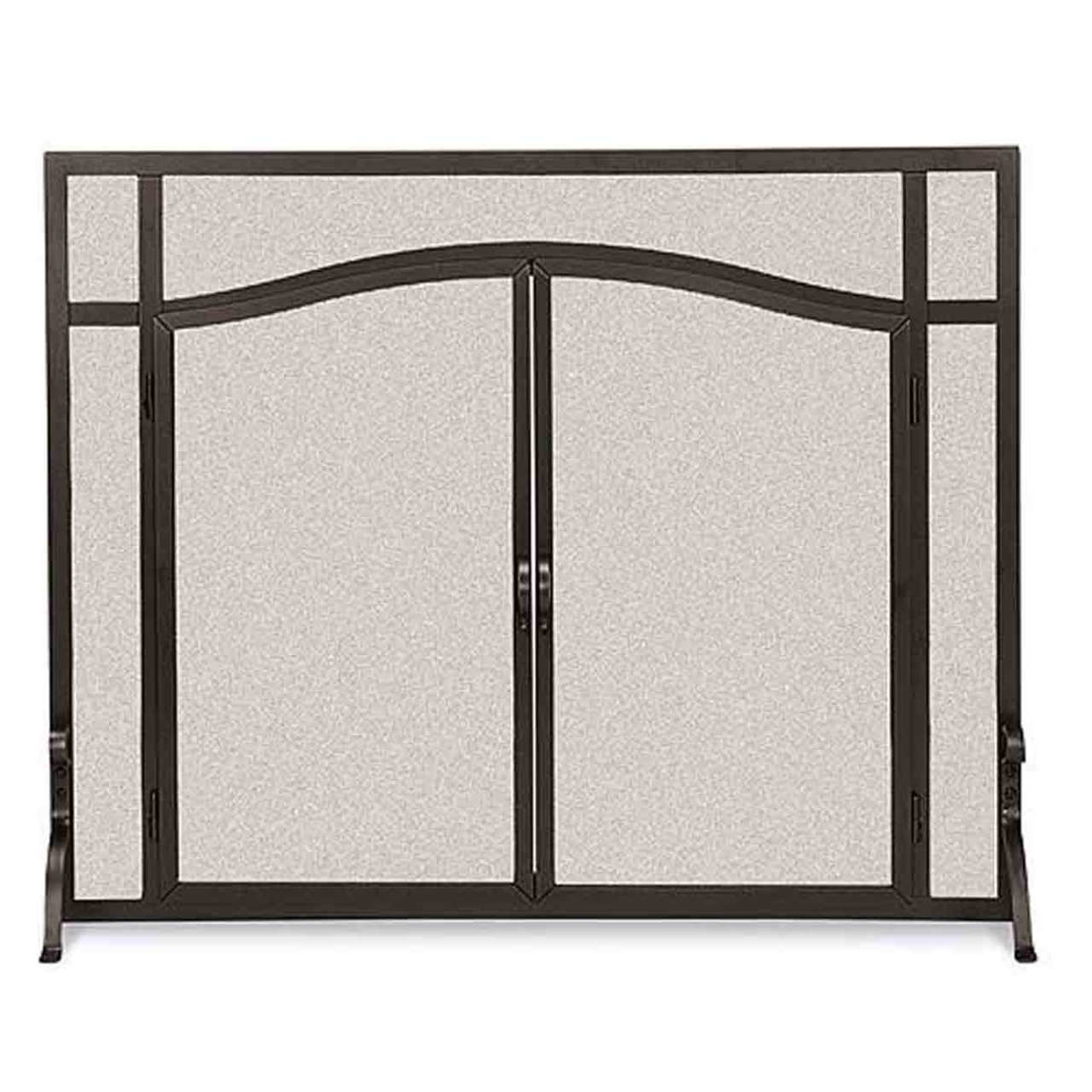 Pilgrim Forged Iron Arched Door Screen - 18438