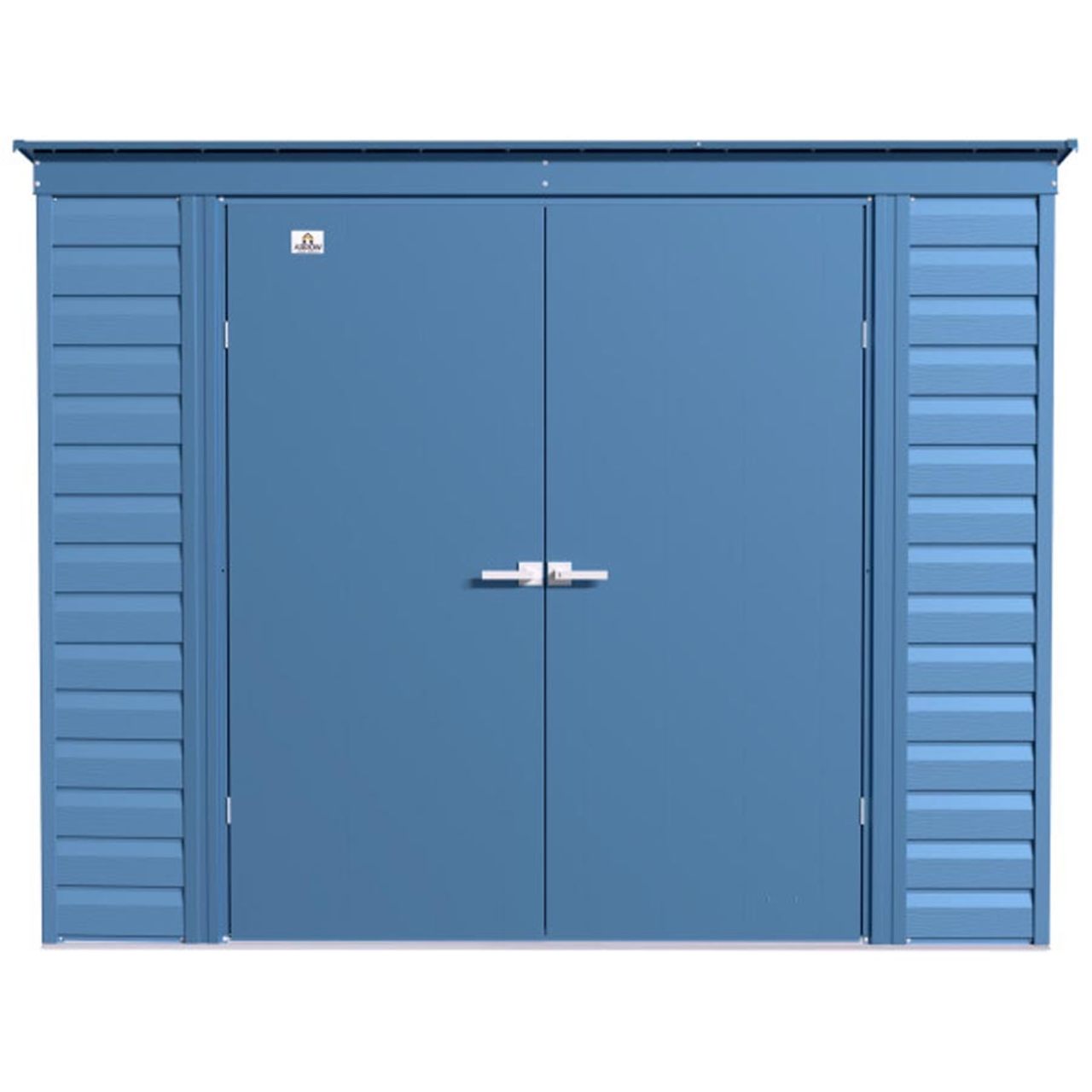 Arrow Select 8' x 4' Steel Storage Shed  -  Blue Gray