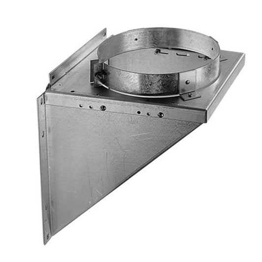 8" DuraTech Adjustable Galvanized Tee Support Bracket - 8DT-TSB