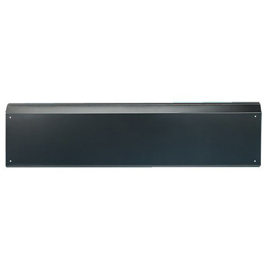 HomeSaver Mantel Shield - Black - 47" w/ Angled Lip