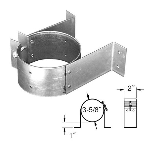 3" PelletVent Pro Wall Strap - 3PVP-WS