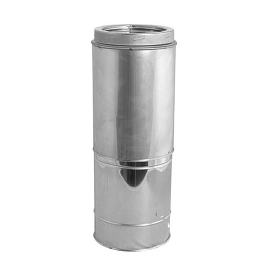 8" DuraTech Adjustable Stainless Steel Chimney Pipe 14" - 21" - 8DT-21TASS