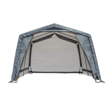 Extra- Tall 12' x 12' x 9.5' Shed-in-a-Box - Gray