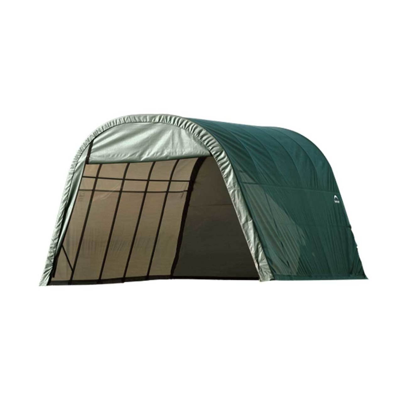 ShelterLogic 12' x 24' x 10' RoundTop Hunter Green Garage - 74342
