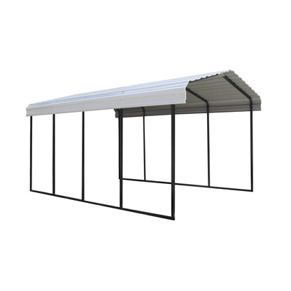 Arrow 12 x 20 x 9 Carport - Eggshell