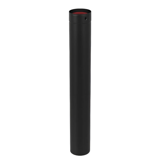 3" X 12" Ventis PelletVent Pipe Black Chimney Pipe - VPB-0312